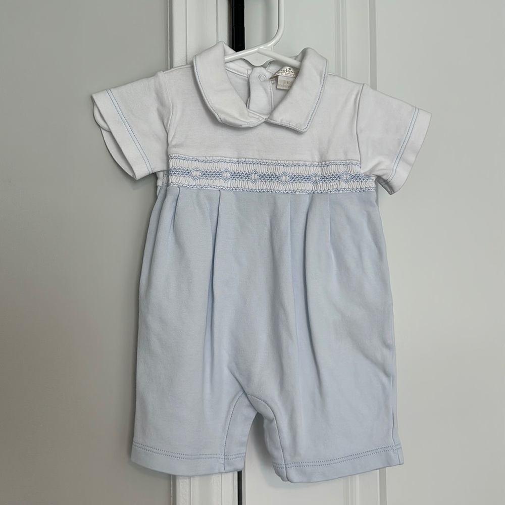 Kissy Kissy smocked romper